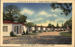 Harper's Motel Eureka Springs, AR Postcard Postcard