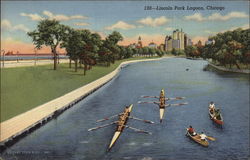 Lincoln Park Lagoon Postcard