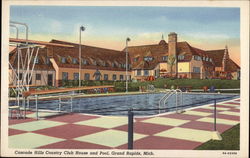 Cascade Hills country Club House and Pool Postcard