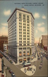 National Bank Building - Campau Square Grand Rapids, MI Postcard Postcard