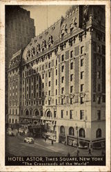 Hotel Astor at Times Square Postcard