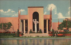 Texas Centennial Exposition, Transportation Group from Reflection Basin Dallas, TX Postcard Postcard