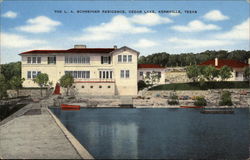 The L.A. Schreiner Residence at Cedar Lake Postcard