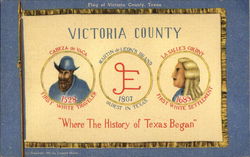 Flag of Victoria County Postcard