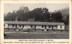 Mountain View Restaurant & Motel Postcard