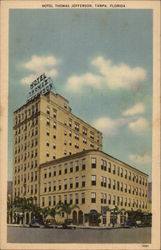 Hotel Thomas Jefferson Tampa, FL Postcard Postcard