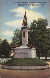 G.A.R. Monument Postcard