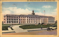 United States Marine Hospital Galveston, TX Postcard Postcard