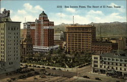 San Jacinto Plaza, the heart of El Paso Postcard