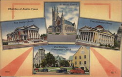 Churches of Austin, Texas Postcard