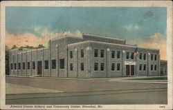 Admiral Coontz Amory and Community Center Postcard