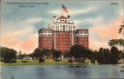 Lake Cliff showing Cliff Towers Hotel Postcard