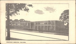 Proposed Municipal Building Bucyrus, OH Postcard Postcard