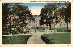 Providence Bridge, St. Mary of the Woods Postcard