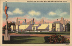 Horticultural Building, Texas Centennial Exposition Postcard