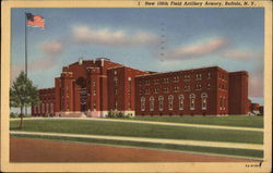 New 106th Field Artillery Armory Buffalo, NY Postcard Postcard