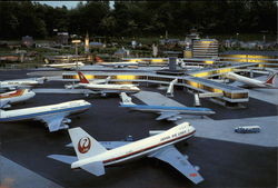 The international airport of Madurodam Postcard