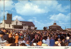 Crowd of Pilgrims Postcard