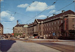 The Central Station Square in Aarhus, Denmark Postcard