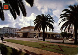 Railway Station Postcard