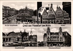 Gruβ aus Frankfurt am Main Postcard