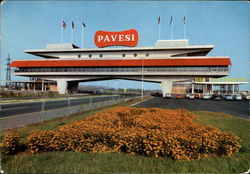 Autostrada Milano-Brescia - Autogrill Pavesi Postcard