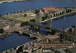 Koningsbrug connection Rotterdam South with Noordereiland Netherlands Benelux Countries Postcard Postcard