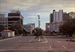 Street Scene Palmerston North, New Zealand Postcard Postcard