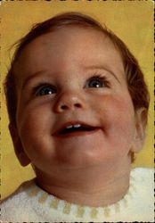 Smiling Baby Babies Postcard Postcard