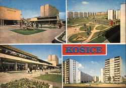 Various City Buildings Kosice, Slovakia Eastern Europe Postcard Postcard