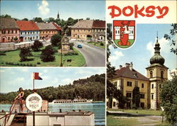 Various Views of Town Doksy, Czech Republic Eastern Europe Postcard Postcard