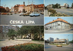 Views of Town Postcard