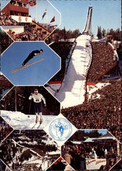 The Holmenkollen Ski Jump Oslo, Norway Postcard Postcard