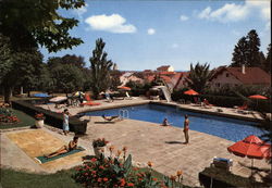 Les Grands Hotels - Swimming Pool Postcard