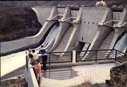 Benmore Dam Spillway New Zealand Postcard Postcard