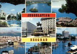 Views of Yugoslavia, Including Dubrovnik and Beograd Postcard