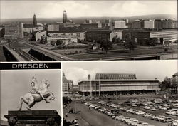 Various Views of City Dresden, Germany Postcard Postcard