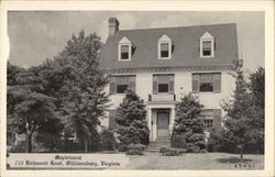 Maplehurst Williamsburg, VA Postcard Postcard