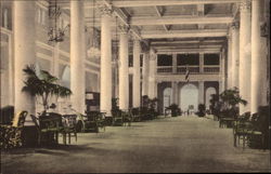 Lobby, The Homestead Hotel Postcard