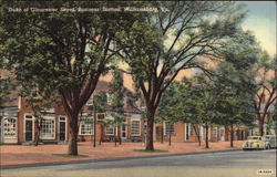 Duke of Gloucester Street, Business Section Williamsburg, VA Postcard Postcard