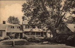 Garden and rear view home of Mary Washington Fredericksburg, VA Postcard Postcard