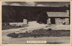 Entrance to Cacapon State Park Berkeley Springs, WV Postcard Postcard