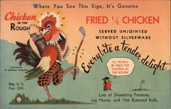 Chicken in the Rough Postcard