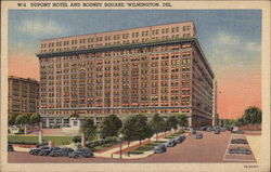 Dupont Hotel and Rodney Square Wilmington, DE Postcard Postcard