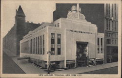 New Airlines Terminal New York, NY Postcard Postcard