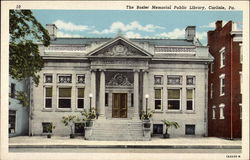 The Bosler Memorial Public Library Carlisle, PA Postcard Postcard