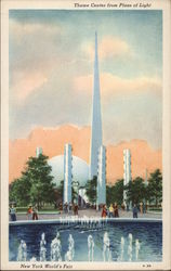 Theme Center from Plaza of Light, New York World's Fair Postcard Postcard