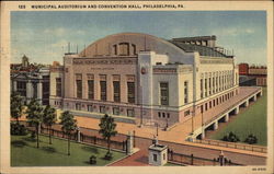 Municipal Auditorium and Convention Hall Postcard