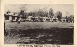 Lakeview Cabins Postcard