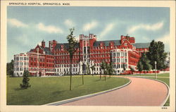 Springfield Hospital Massachusetts Postcard Postcard